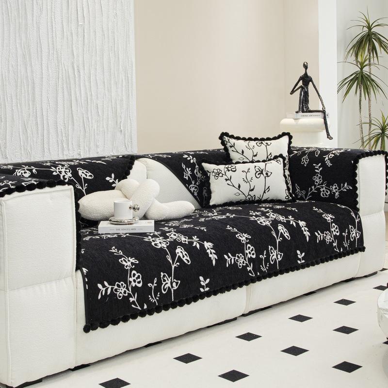 

New Sofa Cushion Four Seasons Universal Non-Slip Seat Cushion American Living Room Leather Sofa Cover Cover Cloth Towel 70*70cm