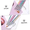 LINMANDA 5-Piece Nail Art Pen Set Double-Ended Nail Art Dotting Pen Liner Brush Nail Art Dotting and Drawing Tool Set