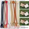 PU Leather Bag Strap with Core Stitching and Oiled Edges - Hand-Sewable Leather Handles and Accessories
