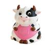 Cow Planter Cute Figurine with Adorable Animal Pot for Plant Lovers, Windowsill, Desk,