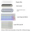 M-Modern-New Bajituo Pressing Mold 58Mm Blank Button Badge For Button Making Machine, Badge Button Press Refill, Film And Base