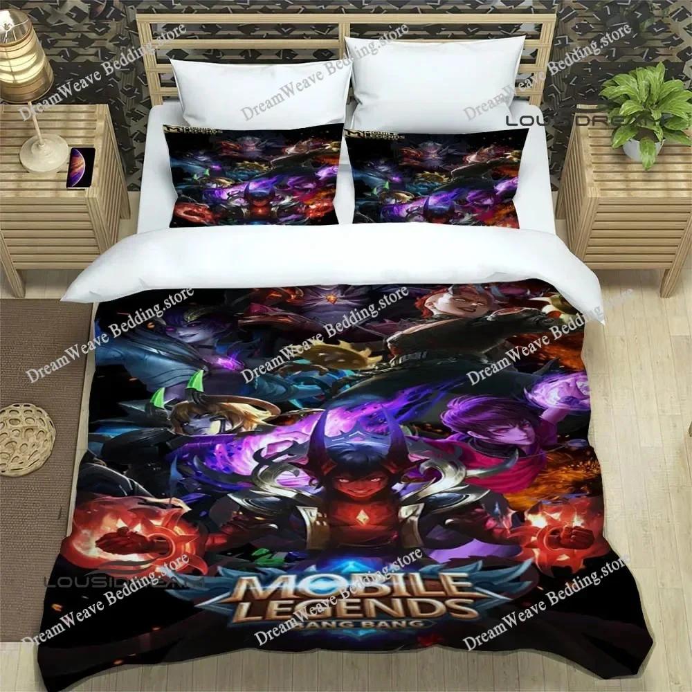 Mobile Legends Bang Bang Bettwäsche-Sets Exquisites Bettwaren-Set Bettbezug Bettdecke Set Bettwäsche-Set Luxuriöses Geburtstagsgeschenk9