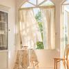 Couture Blå Skisse Gardiner - Kunstneriske Akvarell-inspirerte Vinduspaneler | Lysdiffuserende Skjær for Terrassedører & Frokostkroker