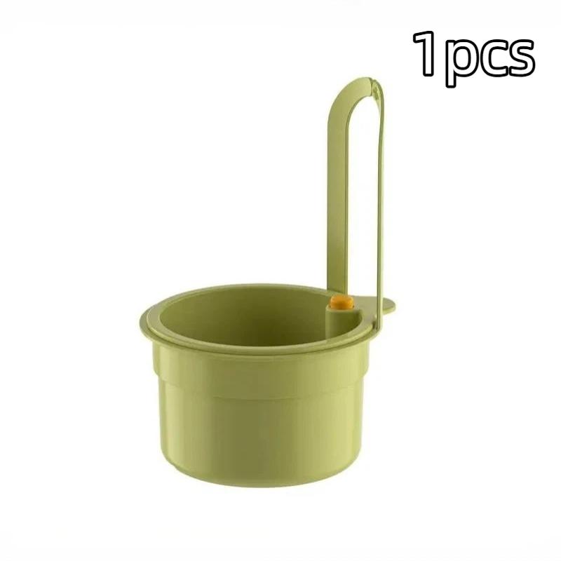 1Pc Detachable Kitchen Sink Hanging Draining Basket Food Waste Filter Easy Residue Pour Out for Home Cooking Use