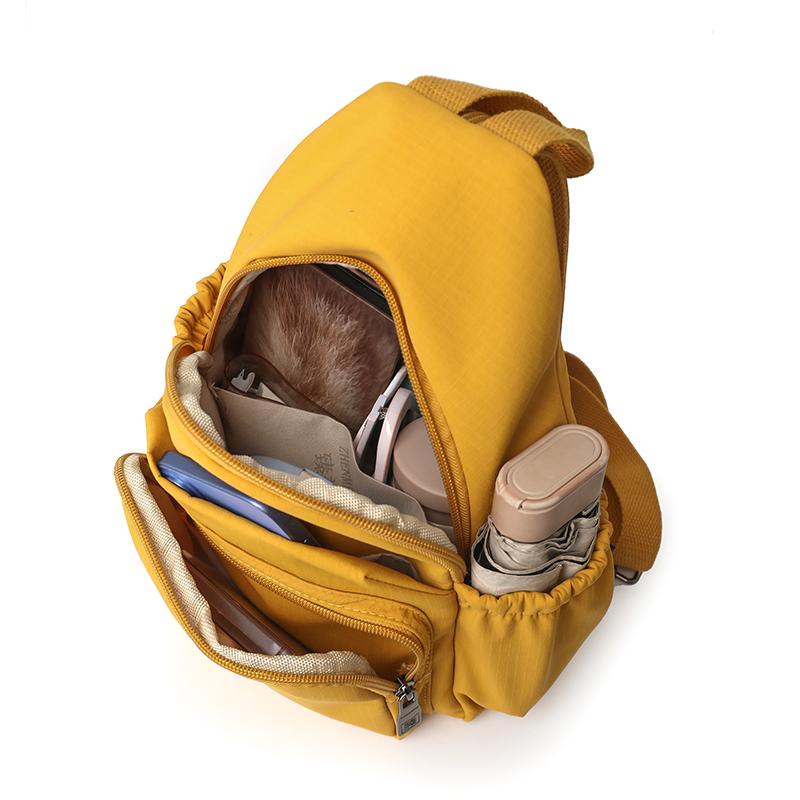 Vícezádový hrudní batoh Dámský multifunkční batoh Lehká taška přes rameno