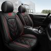 Universal Full Leather Car Seat Cushion for Five-Seaters - All-Season Coverage