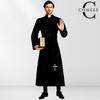 Priest's Carnival Costume, Priest's Cassock For Adults, Fancy Dress Costume