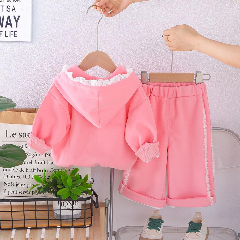 Kids Casual Long-Sleeve Set, Comfortable Daily Wear Outfits