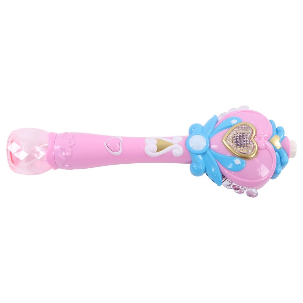 Kids Bubble Blower Wand Automatic Electric Light Up Bubble Blower Wand with Music for Children