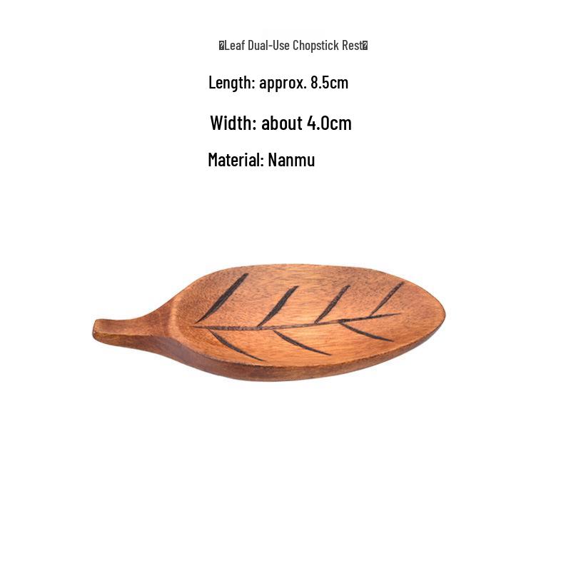 Japanese Style Rosewood Chopstick Rest - Dual-Use for Home & Hotel.