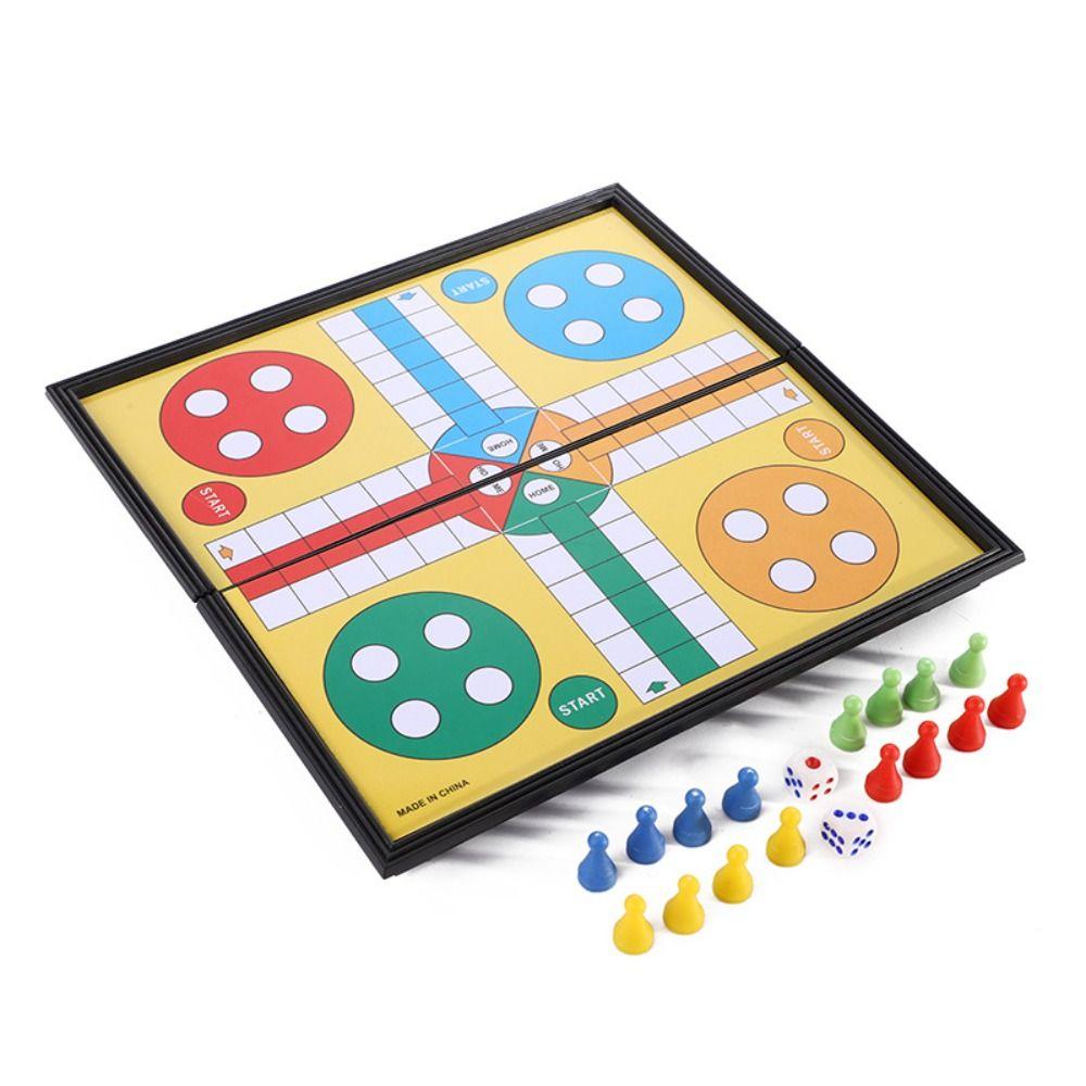 Magnetic Flying Chess Concentration Training Ludo Board Game Funny   Parent-Child Toys