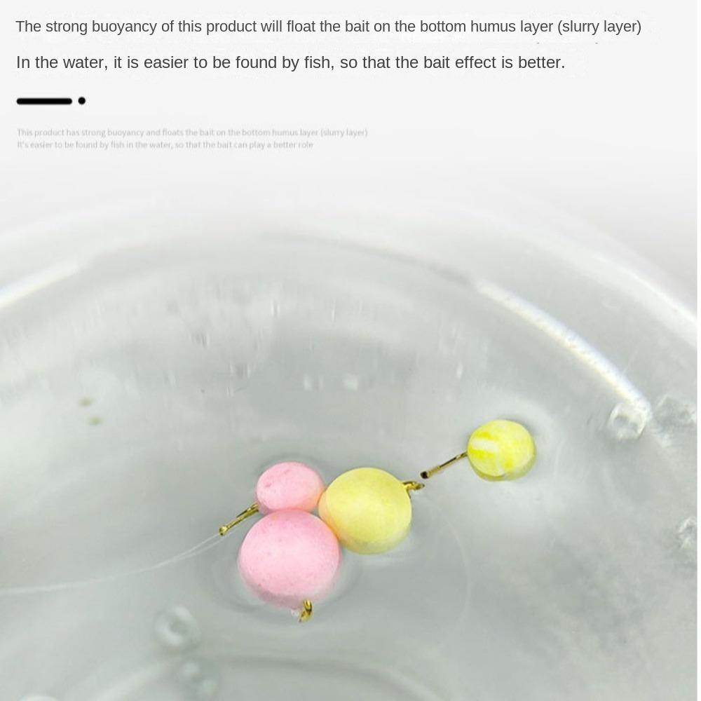 1 Bottle170pcs Foam Fishing Foam Buoyancy Crucian Carp Bait Reusable Fishing  Buoyancy Bait