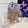 Puzdro pre Samsung Galaxy Z Fold 8 Ultra 7 6 5 4 3 s trblietavými kamienkami 3D odnímateľné korálkové pútko na zápästie Nárazuvzdorný kryt Luxusné dámske nárazníky na telefón