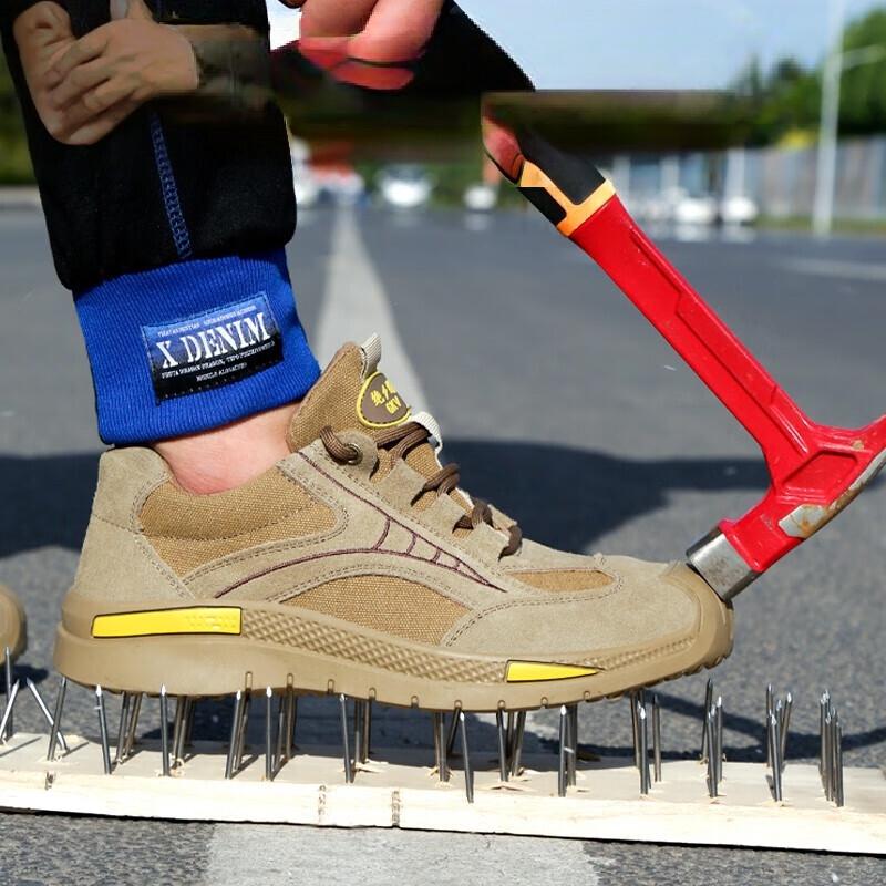 Bofu Bird Lightweight Steel Toe Safety Work Shoes 46