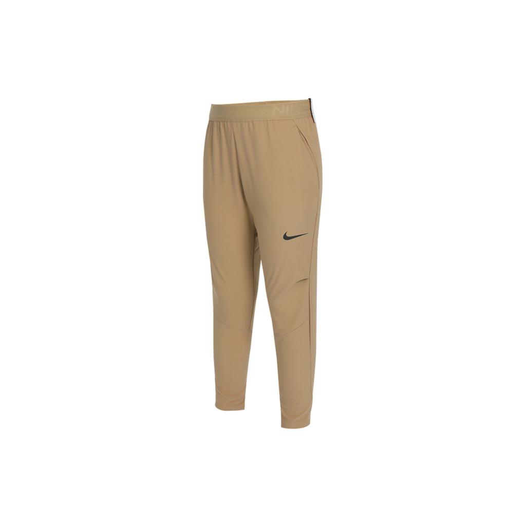 Nike Knitted Sweatpants Men's Khaki Moderate Slim Fit Pants CJ2219-247