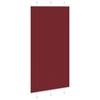 Burgundy Red Pleated Blind 105X200 Cm Fabric Width