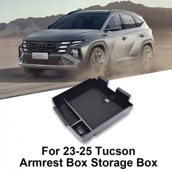 Center Console Armrest Storage Box Organizer Tray For Hyundai Tucson -2025