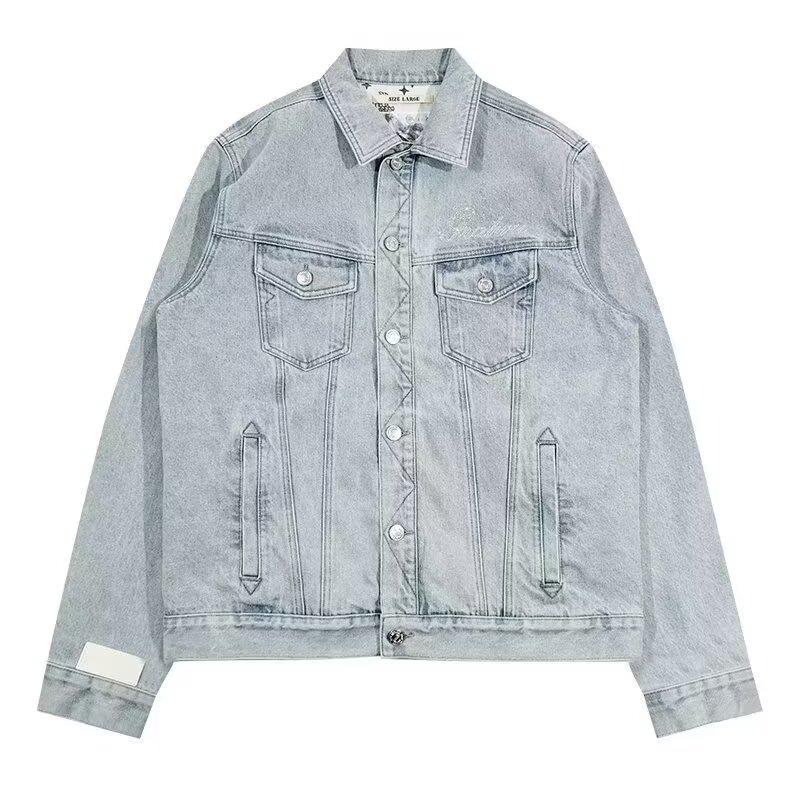 Men s Retro Washed Denim Jacket - Hong Kong & Korean Trendy Style M