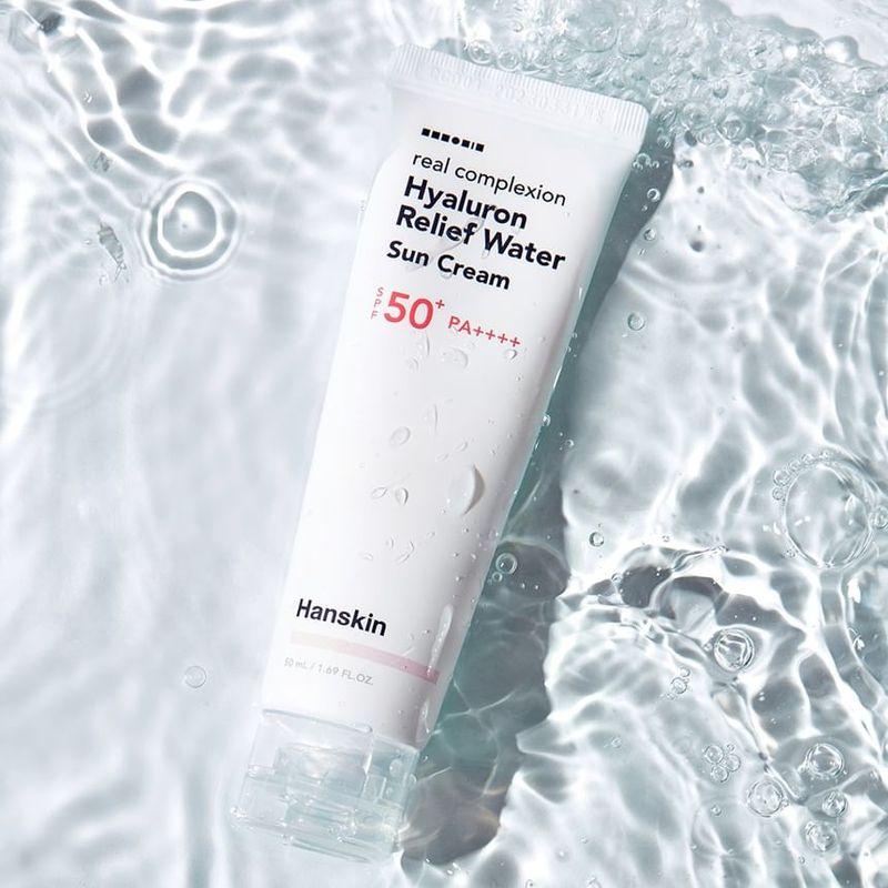 Hanskin - Real Complexion Hyaluron Relief Water Sun Cream