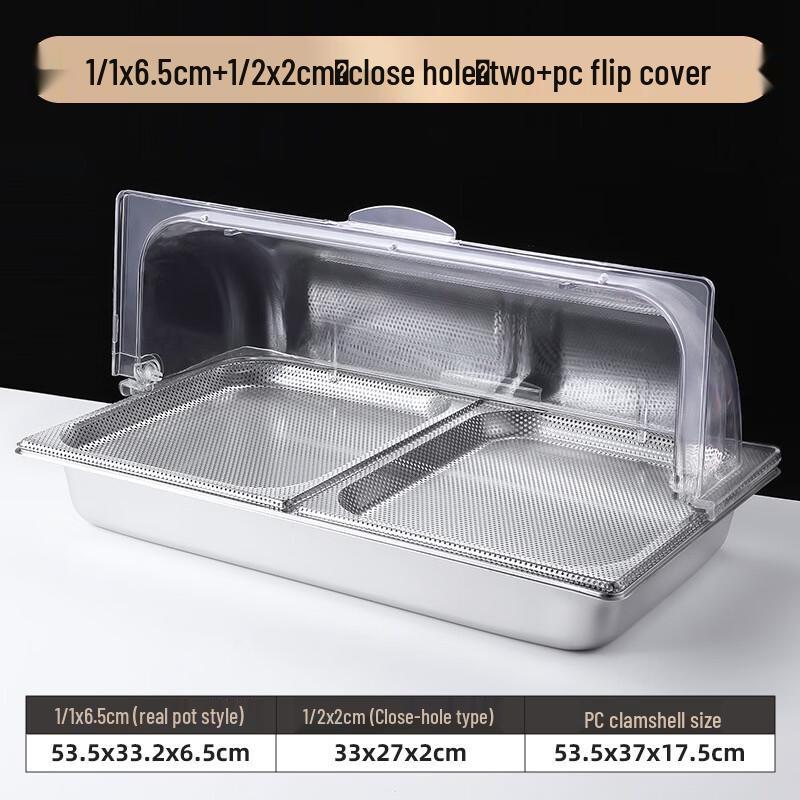 Handon Stainless Steel Insulated Food Tray with Lid
