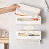 Wall Mounted Magnetic Storage Box Large Capacity Tissue Dispenser  Kitchen