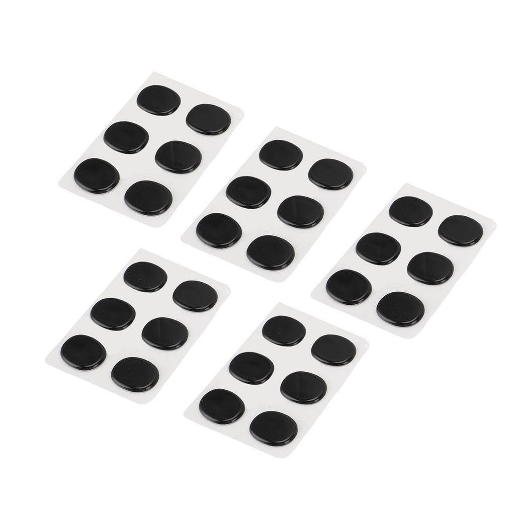 30 Pcs   Gel Pad Self Adhesive Soft Silicone Muffling Gel Pads   Dampeners for   Control