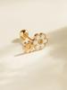 Minimalpiercing 14K Bubble Flower Piercing Earrings