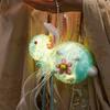 Handmade Plush Bunny Lamp Luminous Mid-Autumn Lantern Rabbit Lantern  Photoshoot Decor