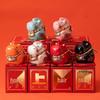 2026 Year of the Horse Cultural Gift Set: Ceramic Tea Cup, Ornament, Piggy Bank Souvenir