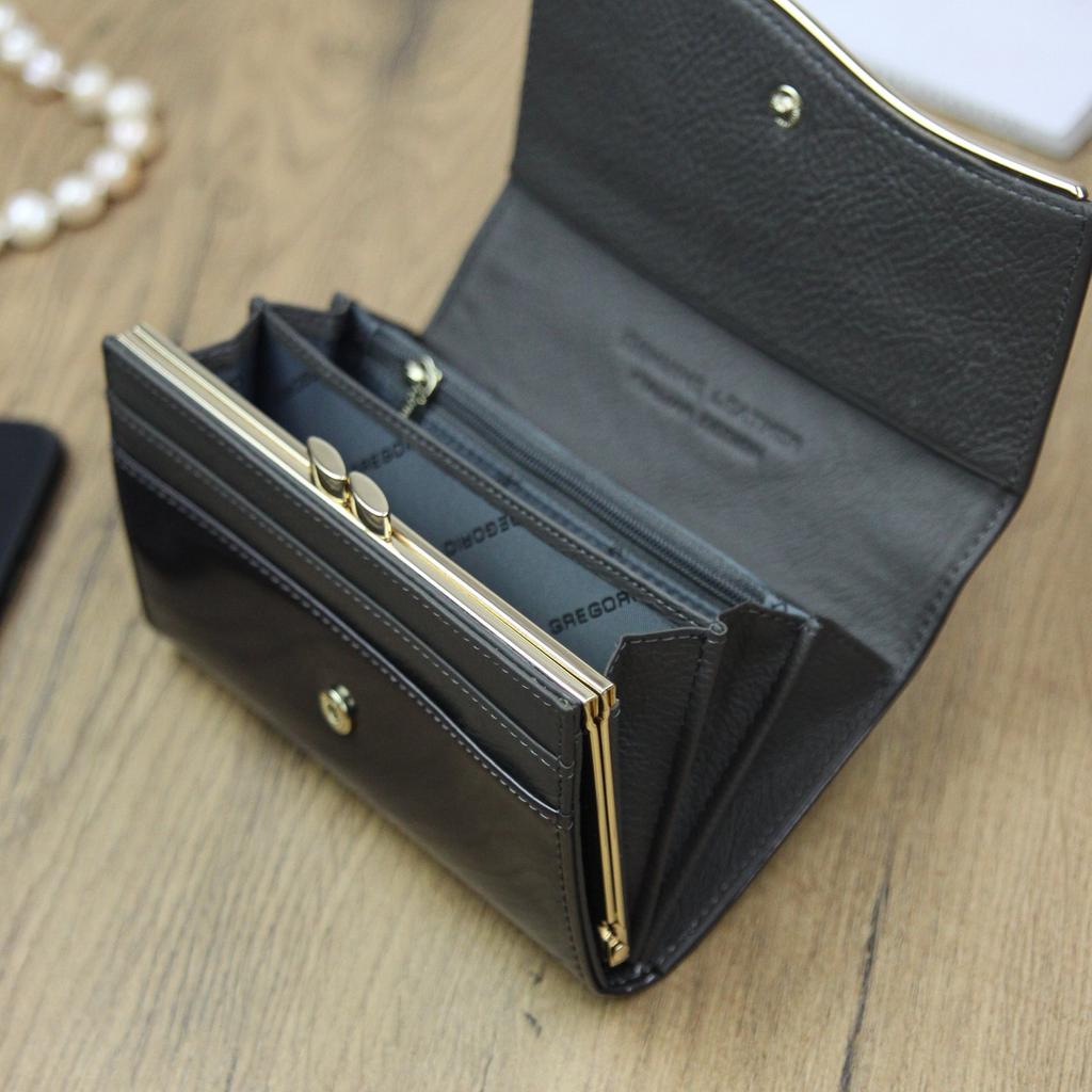 Leder Damen Geldbörse Gregorio ZLF-101