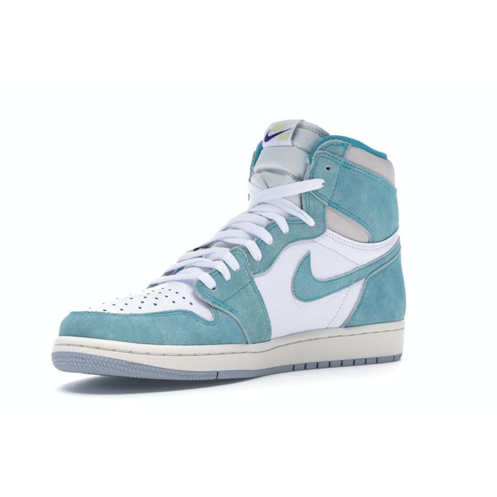 Air Jordan 1 Retro High OG Turbo Green Men Sneakers White-Light-Smoke-Grey-Sail 555088-311