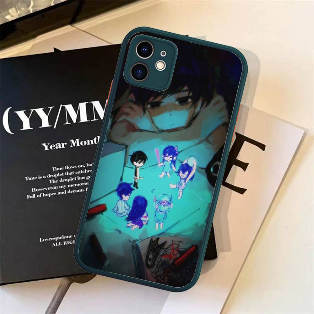O-Omori Game Phone Case For iPhone 16 15 14 13 12 11 Pro Max 7 8 6 6s Plus Matte Cover