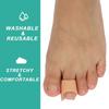 1 pair Nude Toes Separator Gel Material Hammer Toe Straightener Toe Corrector  Claw Toes