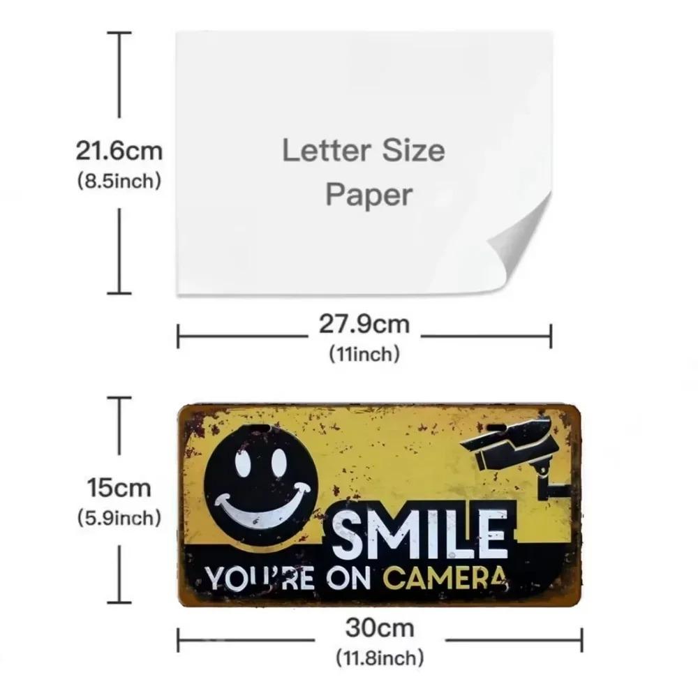 No Smoking Caution Signs: Metal Aluminum Vintage Decor for Garage & Clubs