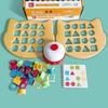 1 Set Geometry Shape Matching Game Toddlers Logic Focus Training Color Shape Learning Educational Toy Multi-player Interactive Puzzle Board Game