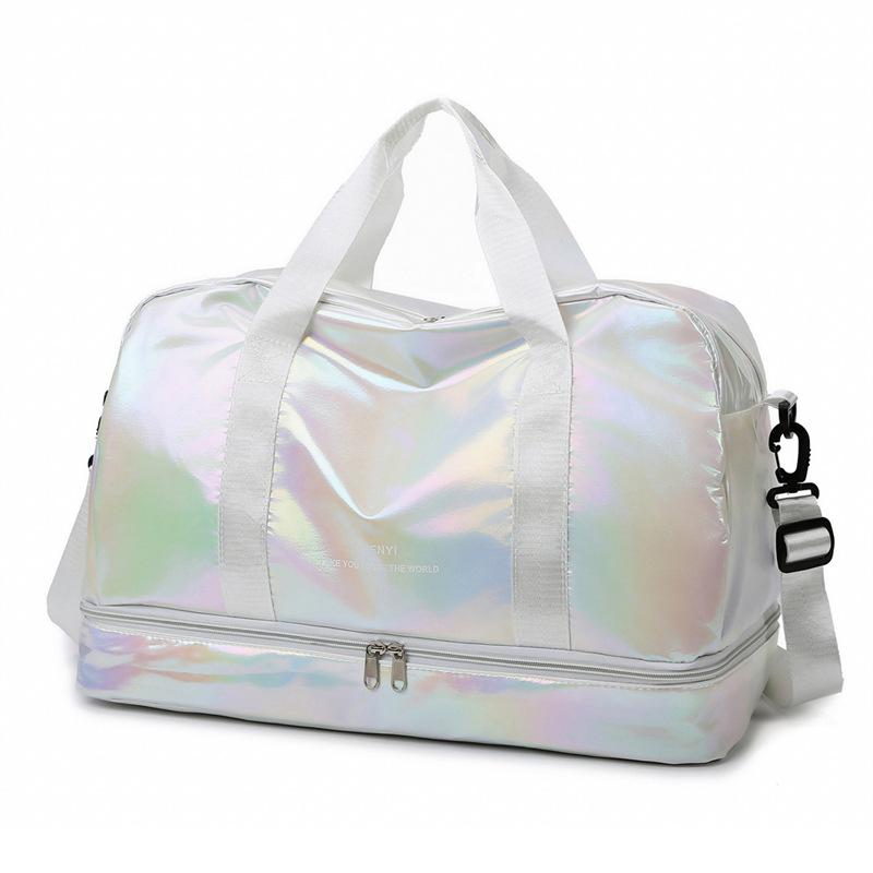 Women's Fashion Crossbody Travel Bag with Wet/Dry Separation - Ideal for Short Business Trips, Fitness, and Yoga.