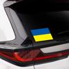 3 Stück Autoaufkleber Ukrainische Flagge PVC Vinyl Aufkleber Ukraine Dekor Zubehör Für Renualt Duster Toyota Prado RAV4 Chery Hyundai