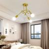 Vintage Iron Ceiling Lights Chandelier Lighting Nordic Modern Home Living Room Bedroom Ceiling Lamp Light Fixtures