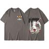 2026 One Piece 2026 Unisex Black T  Shirt Front Chibi Luffy Skull Comfortable summer loose Unisexs Tshirt