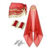 Belly Dance Performances Outfit Set Adult Belly Dancing Costume Lightweight Design For Dynamic Stage Presences