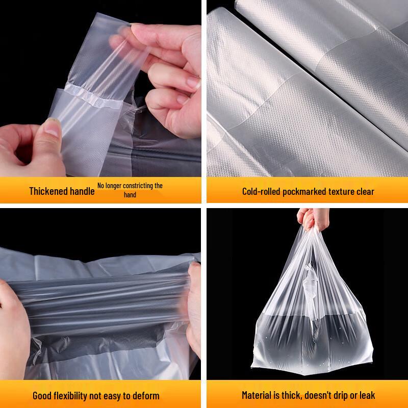 SUNWRAP Disposable Clear Plastic Bags