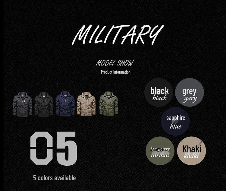 Men's Spring/Autumn Waterproof Windproof Sports Jacket