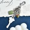Creative Keychain With Heart Shape Pendant For Fashion Enamel Keyring Gifts For Teens
