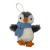 Blue Penguin Plush Scarf Keychain & Bag Charm Gift