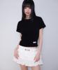 Rose Franz Rose Cancan Mini Skirt [White]