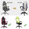 1Set Elastic Stretch Gaming Chair Cover Fleece Jacquard Office Computer Chair Chair Cover Set Dustproof With Armrest Cover