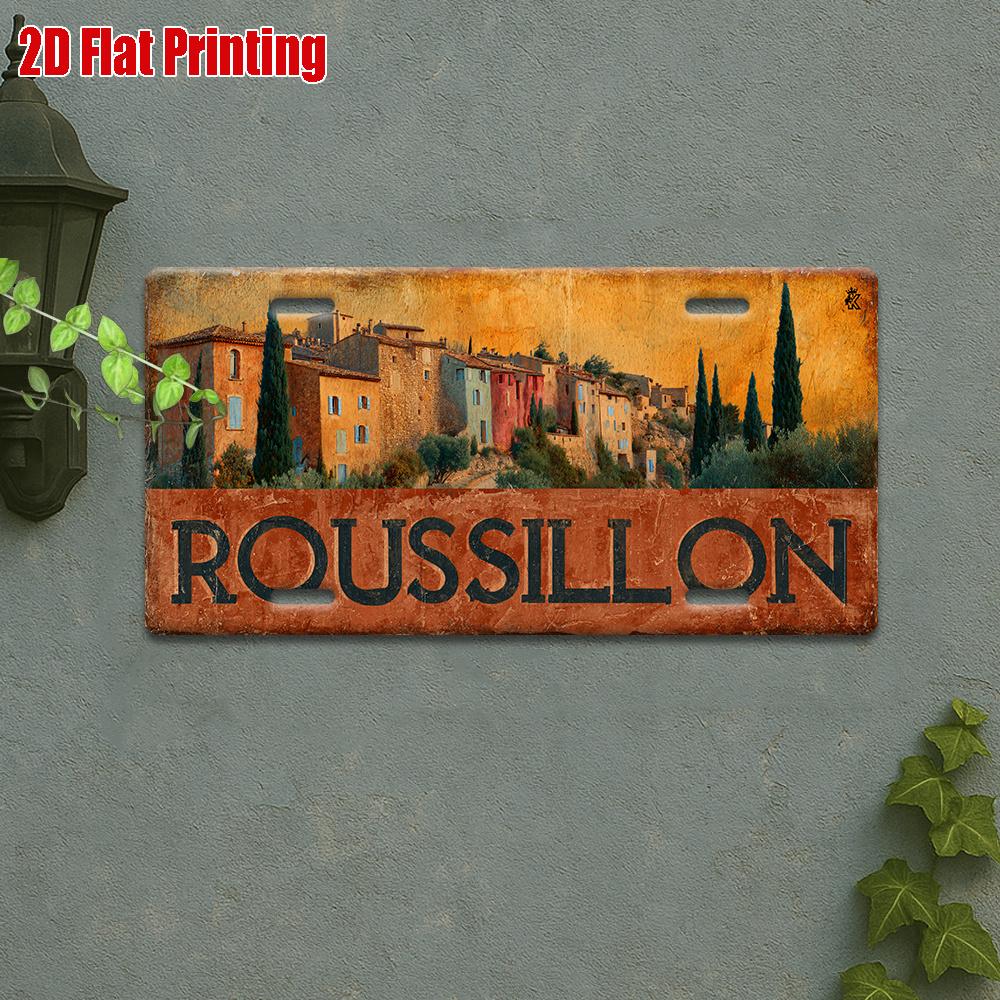 D Flat  pc of D Flat Posters Retro Signs Metal Plates with Rust And Travel Souvenirs Black Friday Gifts Christmas Dec