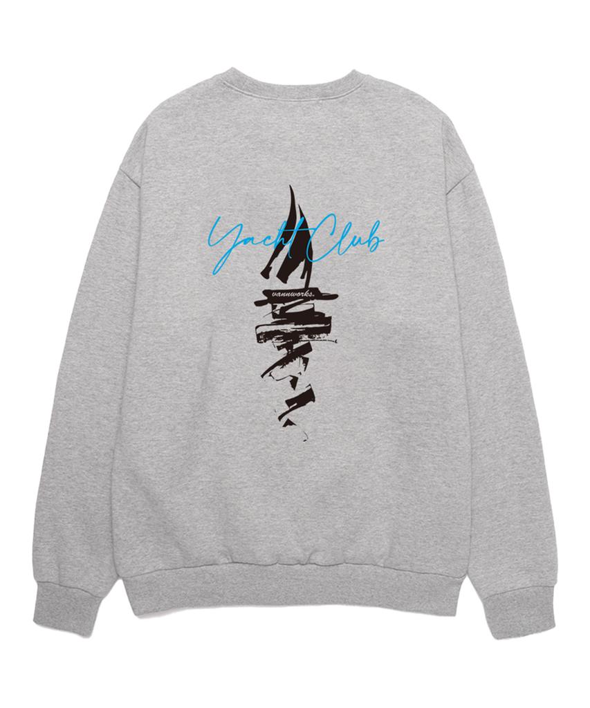 VANNWORKS Yacht Club Oversized Sweatshirt (Vls0007) Melange Grey (Type A)
