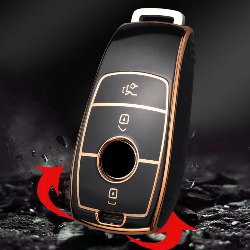 For Mercedes Benz A B C E G S Class CLA CLS GLA GLB GLC GLE GLS EQA EQB EQC Key Case Cover 2 3 Button Shell Fob Protector