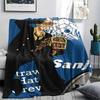 Coperta in Flanella con Stampa Personaggio One Piece, Alta qualità Confortevole per Tutte le Stagioni, Arredamento per la Casa, Calore e Comfort, Perfetta per Regali di Natale